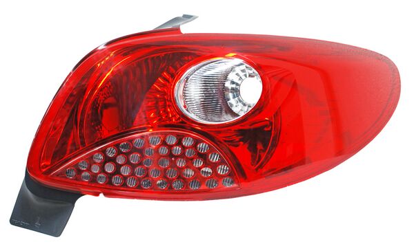 11-C159-A1-2B.jpg Calavera Peugeot 207 2009, 2010 5 Puertas Clara Sin Arnes TYC Derecha - Imagen 1